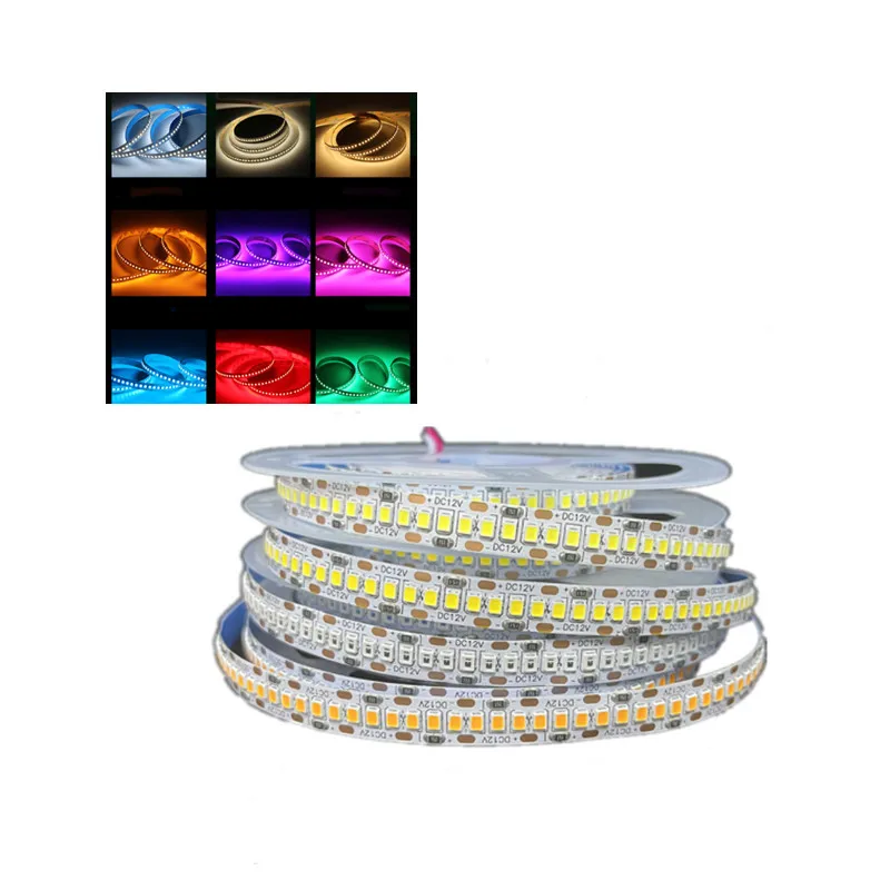 Hot Sell Red Green Ice Blue Pink UV White Orange 16.4ft 2835 SMD 1200 LEDs 26000lm 2700K 3000K 4000K 6000K LED Strip Lights