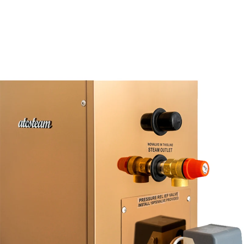 Atcsteam 8kw Electric Stainless Steel  Sauna Steam Generator with AT-86 Touch Screen Controller