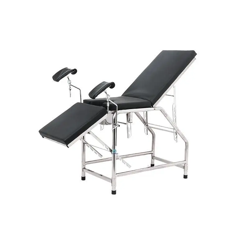GE-4 Hot mobile, separable, adjustable multi-functional stainless steel maternity bed obstetric gynecological examination table