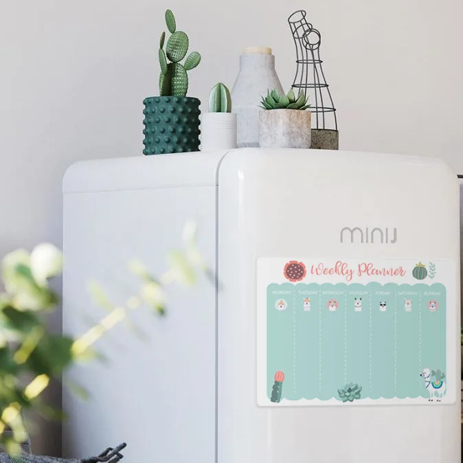 Magtoon Wholesale Dry Erase School Magnetic White Board Double Sided Magnetic Whiteboard Sheet