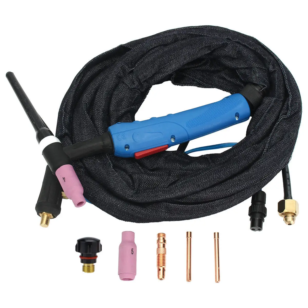 weldcraft  WP17 TIG Welding Torch with 4 M or 8M cable for argon welding