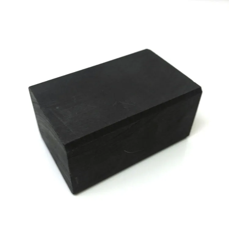 Semi-continuous casting depositing molded graphite block graphite mold