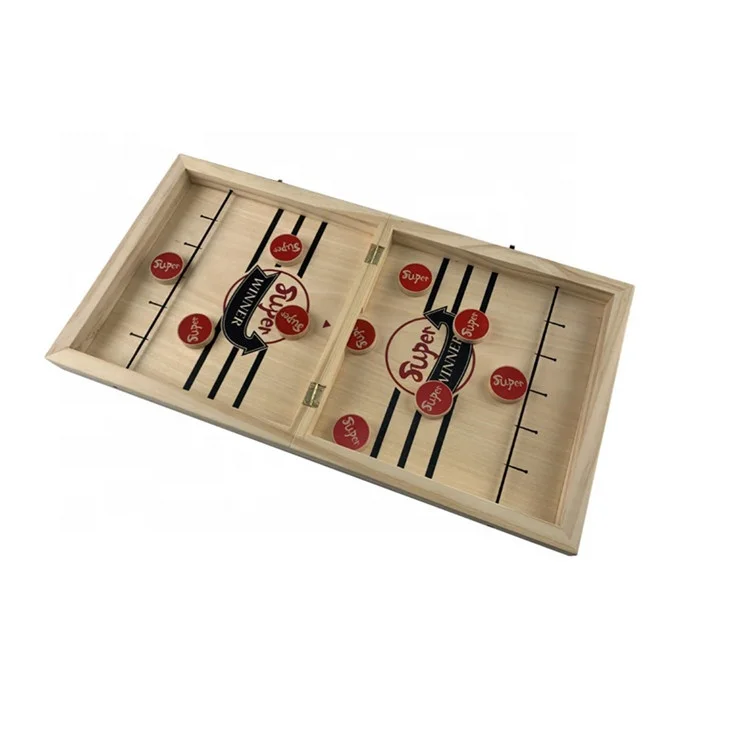 Foldable International Chess Sling Puck Board Game