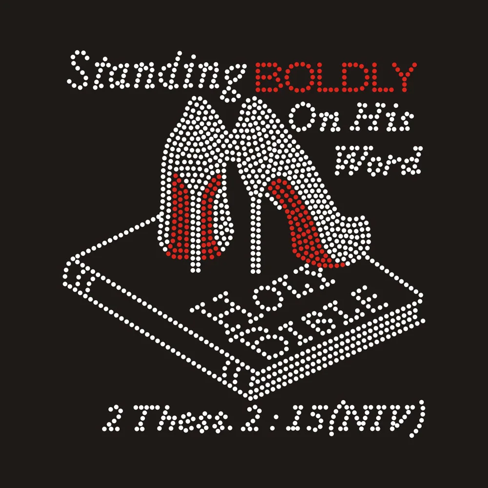 Custom Top sell Hotfix Sneakers Tennis Shoe  Iron on rhinestone heat transfer