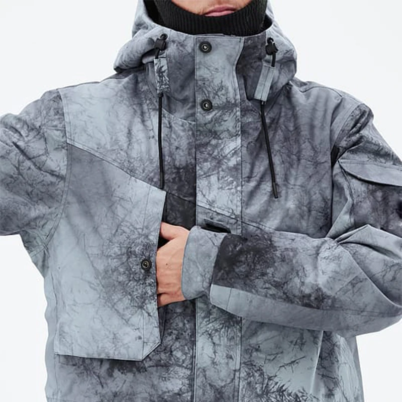 Wholesale Breathable Waterproof Windbreaker Winter Sports Ski Jacket Custom Snowboard Jacket Men