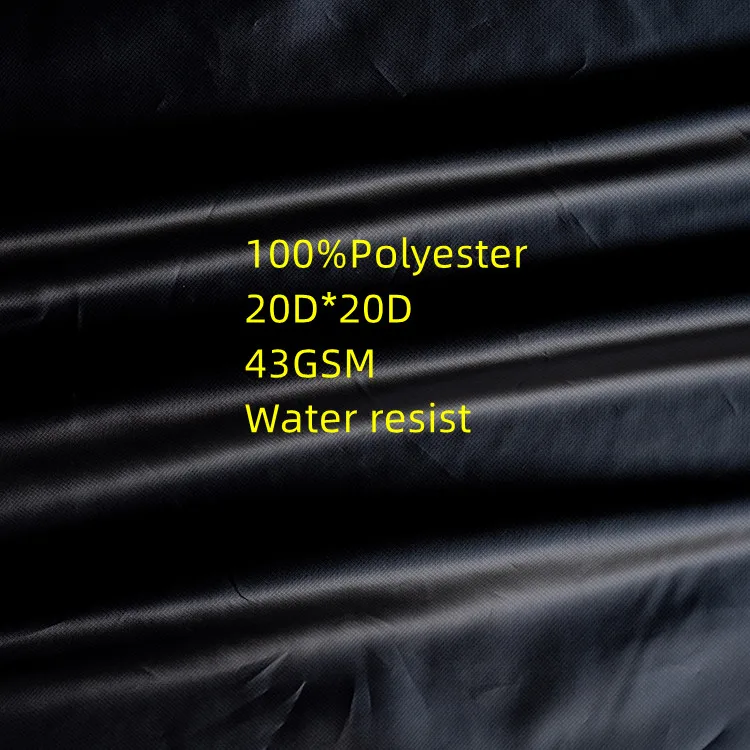 Блестящая печатная однотонная тафта с однотонным покрытием, тканая окрашенная текстильная ткань, 100% полиэстер для одежды