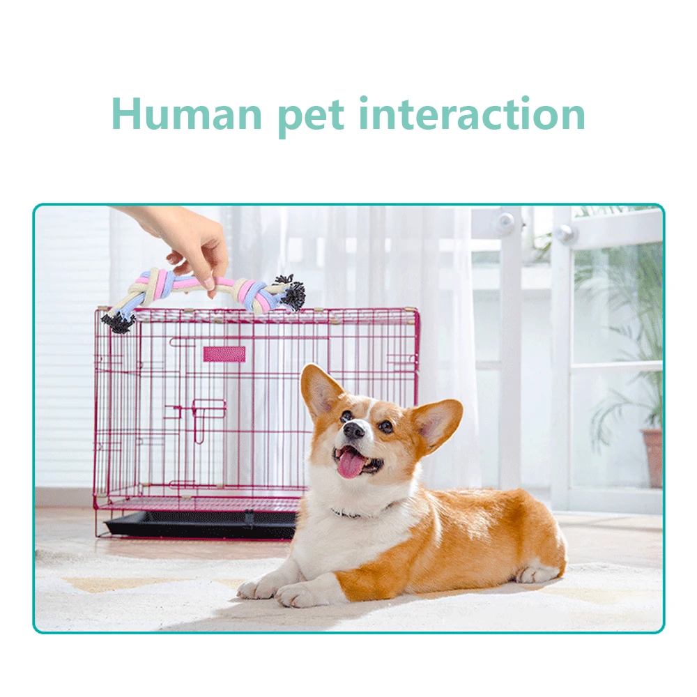 Wholesale Dog Rope Toys Pet Products Chew Toys Durable Rope Ball Interactive Toy for Cat Puppy Funny Teeth Grinding Cleaning