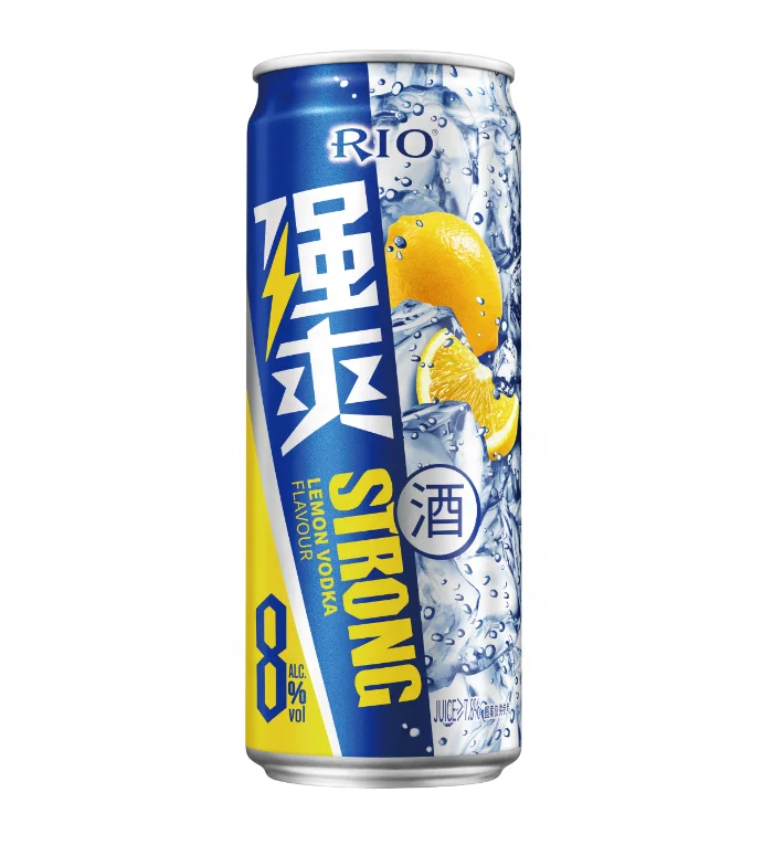 2022 RIO Cocktail Drink Alcohol Strong premixed 8%vol Lemon Vodka flavor cocktail can 500ml family bar Holiday Club Dinner party