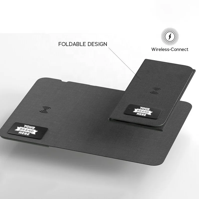 Custom Business Gift Box Wireless Charger Mousepad Nintelligent Stainless Steel Vacuum Flask Company Charge Cord Pens Gift Set