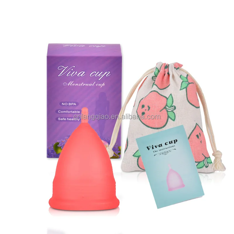 Reusable Menstrual Cup Soft Collapsible Sterilizer for Girls Men Medical Grade Silicone for Menstrual Relief