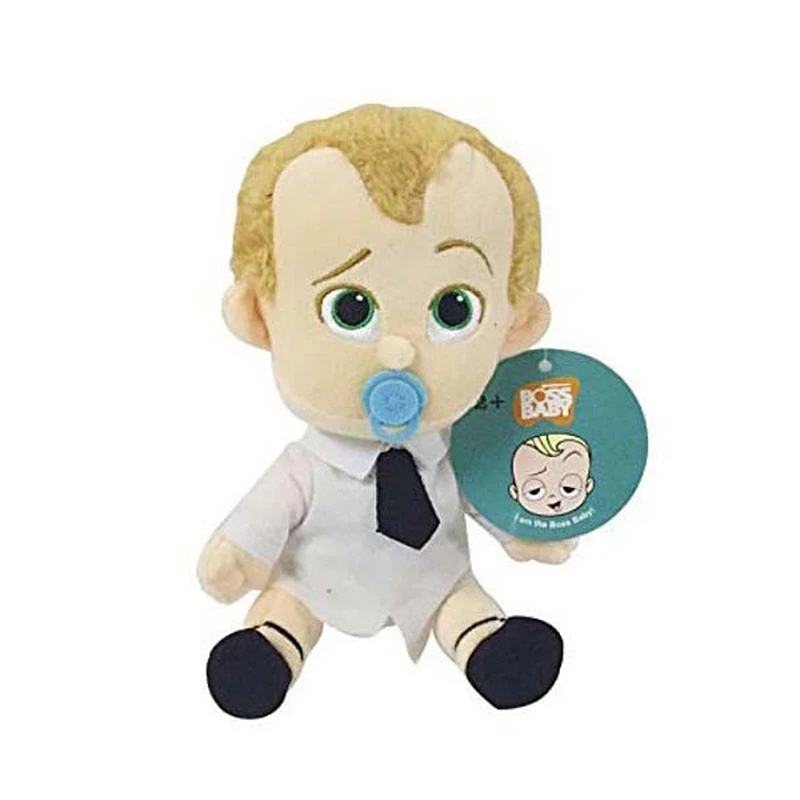 The Boss Baby Plush Toy Black Suit & Diaper Boss Baby and Pet Dog Kids Gift Cartoon Plush Dolls Soft Stuffed Toys