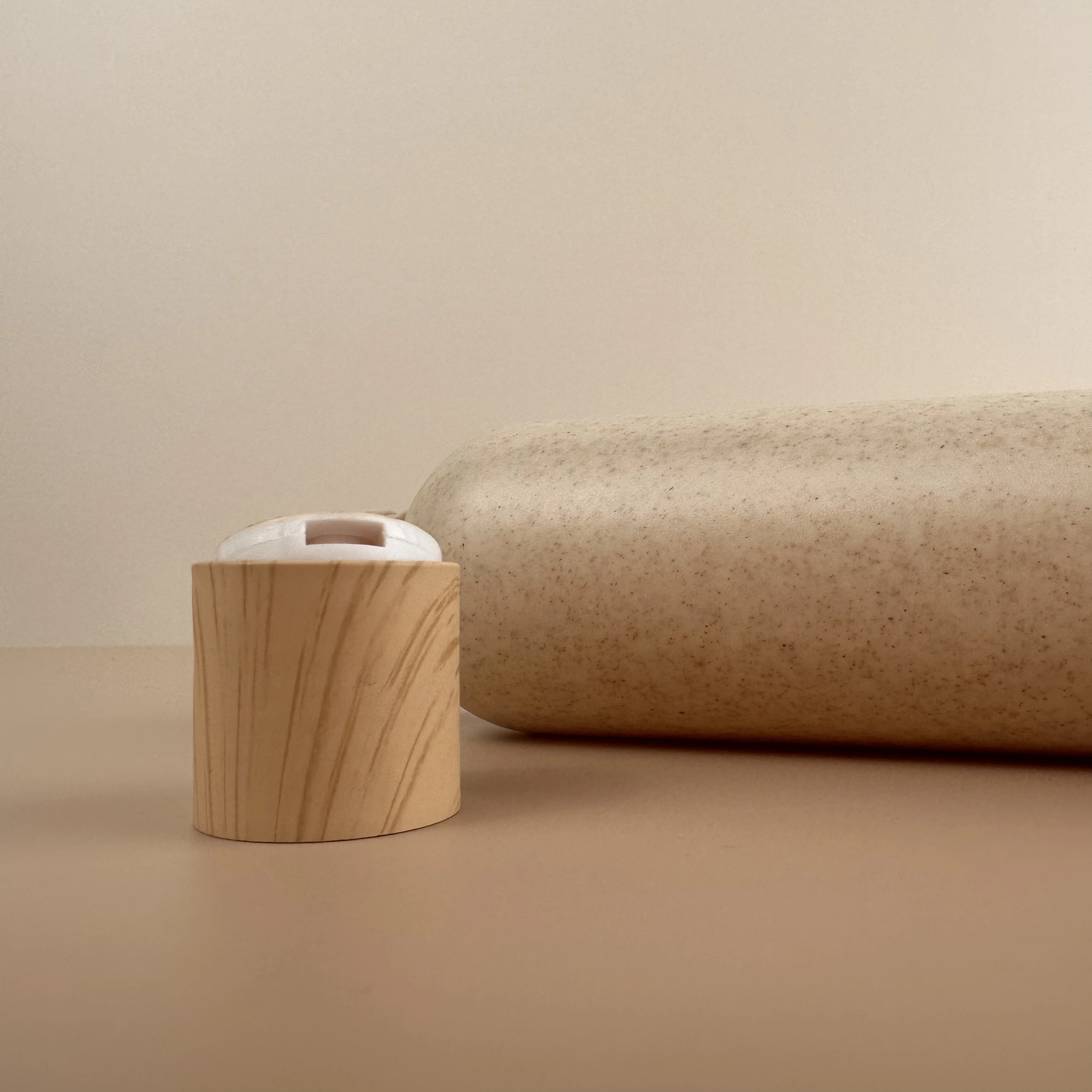 Оптовая продажа 250 мл 350 500 бутылка для мытья тела биоразлагаемая косметическая соломы пшеницы с диском