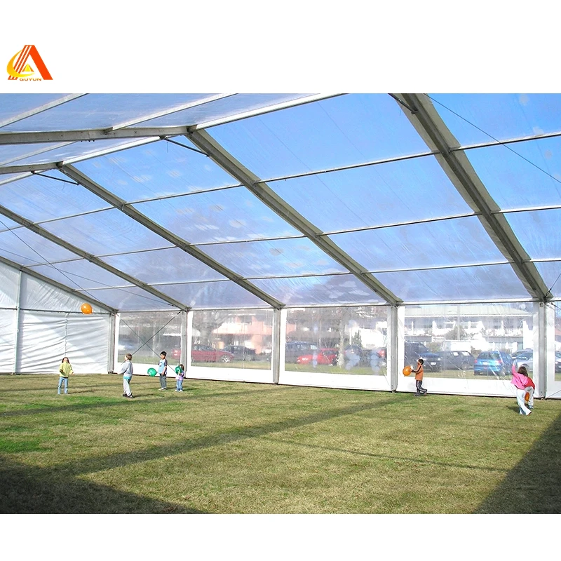 Factory Price Clear Tent 10x20 15x20 15x30 20x30m Transparent Marquee Tent Church Wedding Reception Events Frame Tent