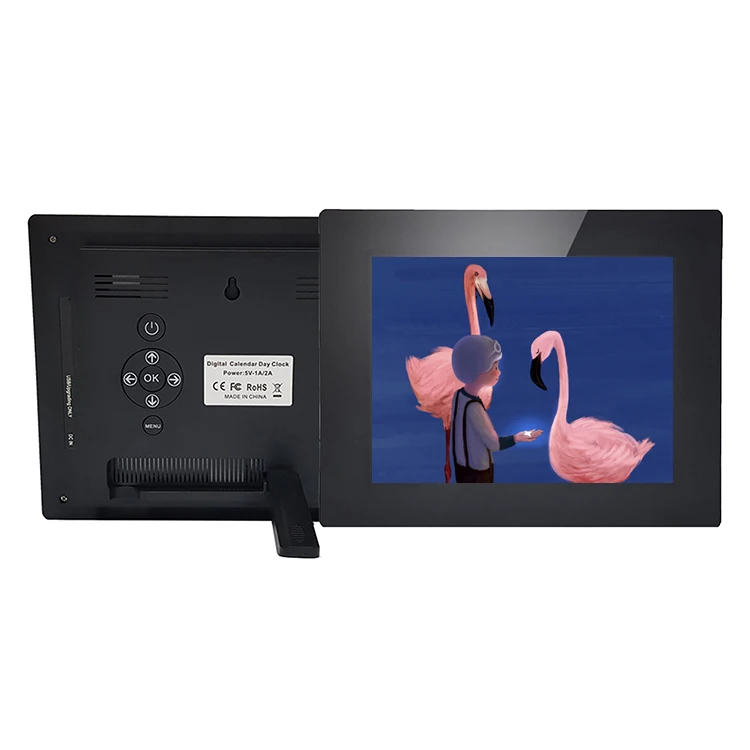 8 inch lcd screen day & month digital calendar day clock am pm dementia seniors wall / desk