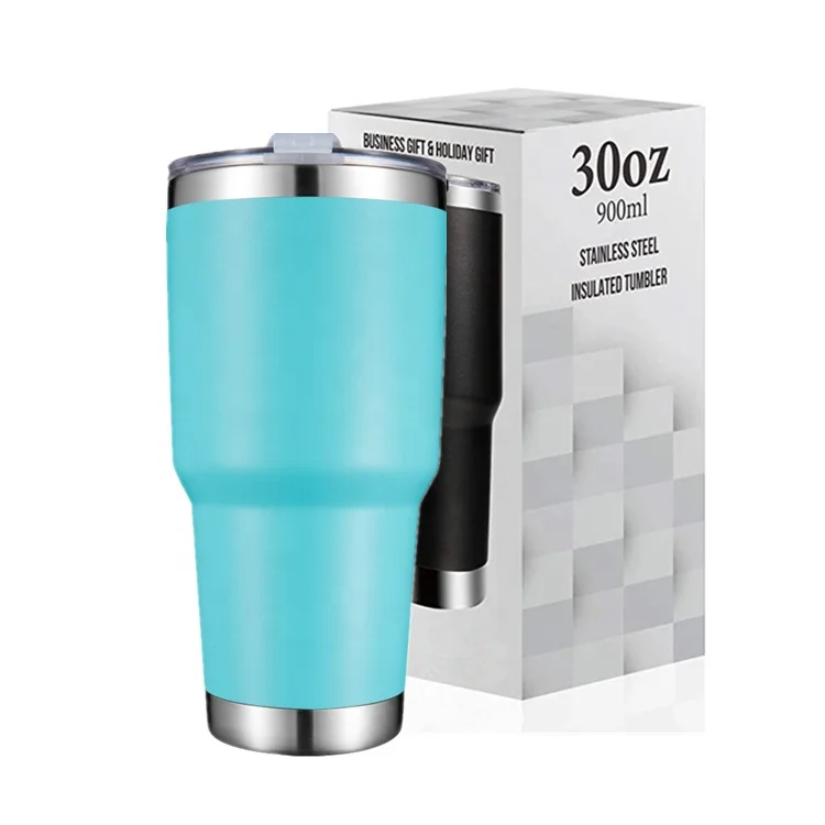 Amazon Hot Selling 30 oz Double Wall Stainless Steel Water Tumbler Travel Mug Custom Logo thermal glasses insulation Large mugs