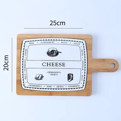 Factory Customized Natural Bamboo Chopping Board Cheap Cutting Board With Sharpening Tool With Handle