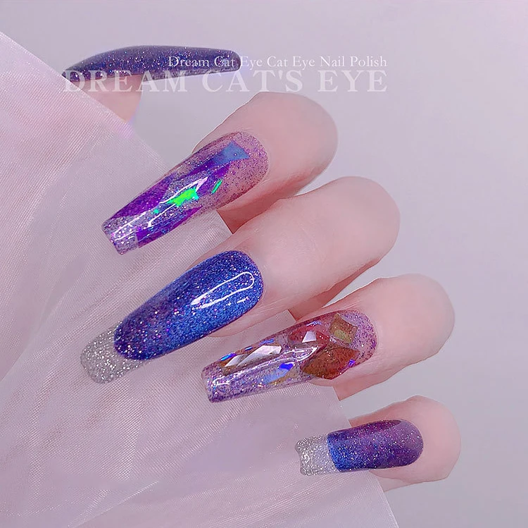 Long-lasting uv nail gel polish convenient Cat Eye Gel Nail Polish No baking flash gel polish