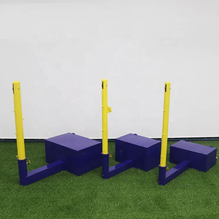 Дешевые Стальные профессиональные подвижные теннисные столбы и сетки