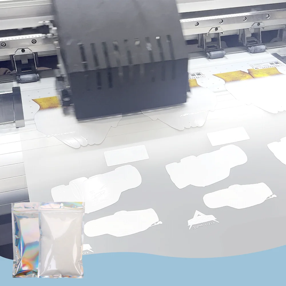 DTF White Ink Processing High Elastic Hot Melt Adhesive Powder Polyurethane Clothing Hot Stamping Powder Fine Powder