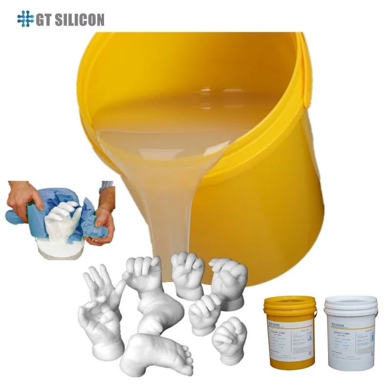 RTV-2 LSR Liquid Silicone Rubber Tin Silicone Rubber DIY Baby Hand Foot Plaster Resin Gypsum Craft