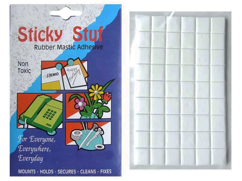 
Reusable removable Multi-purpose blue sticky poster adhesive glue mounting power tack putty 