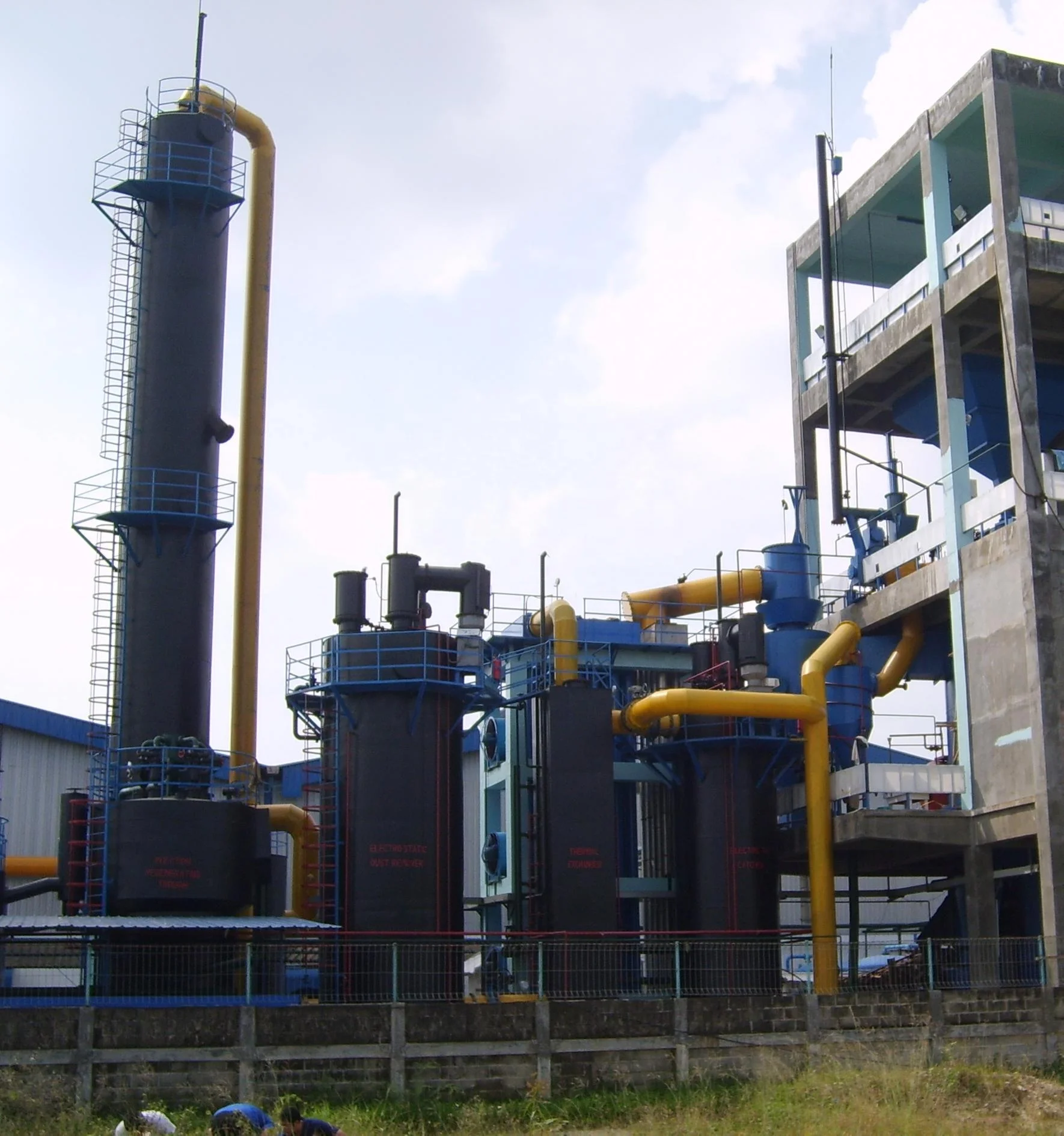 A large amount of supply  Field installation, commissioning and training economic coal gasifier