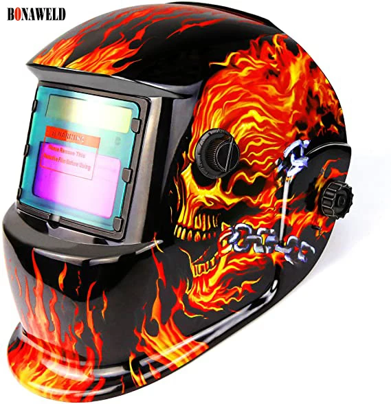 Head mounted auto darkening Auto-Darkening automatic welding helmet