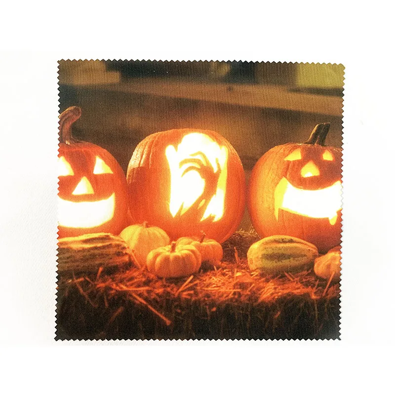 Салфетка для чистки ювелирных изделий, салфетка для чистки стекол из микрофибры с сублимационной печатью и логотипом на заказ