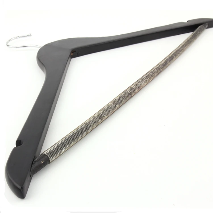 Hot selling Wholesale manufacturer high quality wooden hanger  luxury custom wooden suit coat clothes hanger