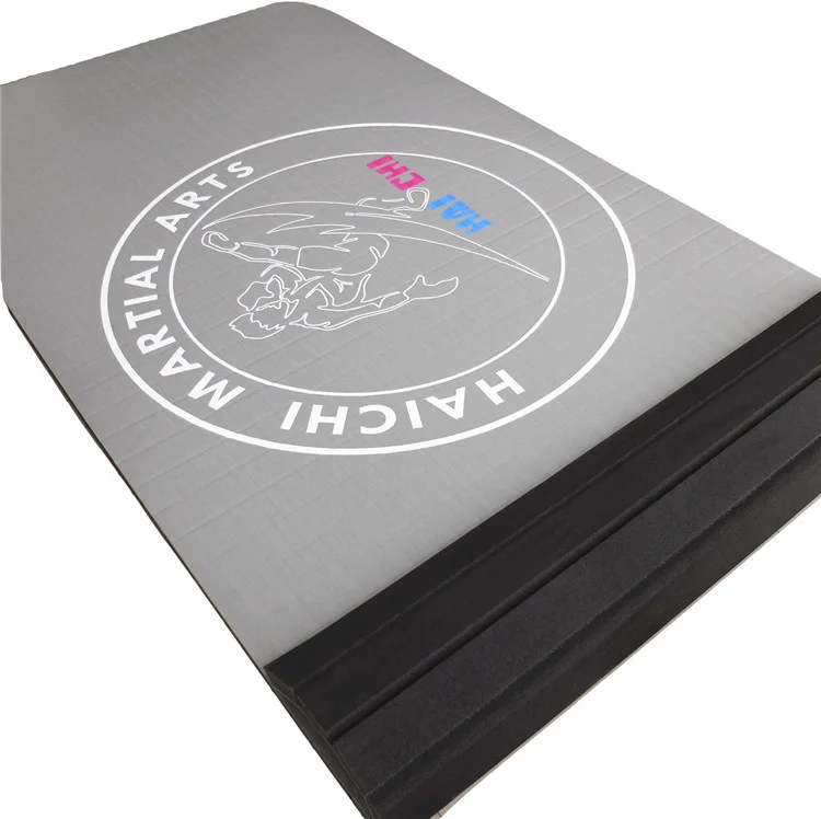 Vinyl Roll Out Bjj Mat used cheerleading for sale Dark Blue Color roll mats go outdoors For Judo Flooring