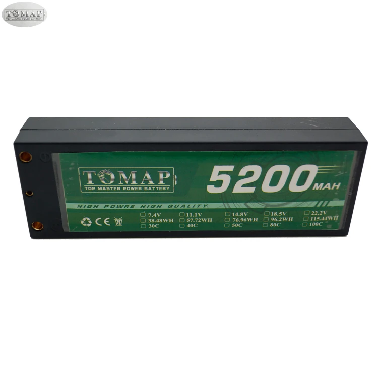 жесткий чехол 5200 мАч Bateria Цена со скидкой аккумуляторные батареи 3S 11,1 В 4S Lipo 14,8 в 2S 7,4 в Rc автомобиль батареи п