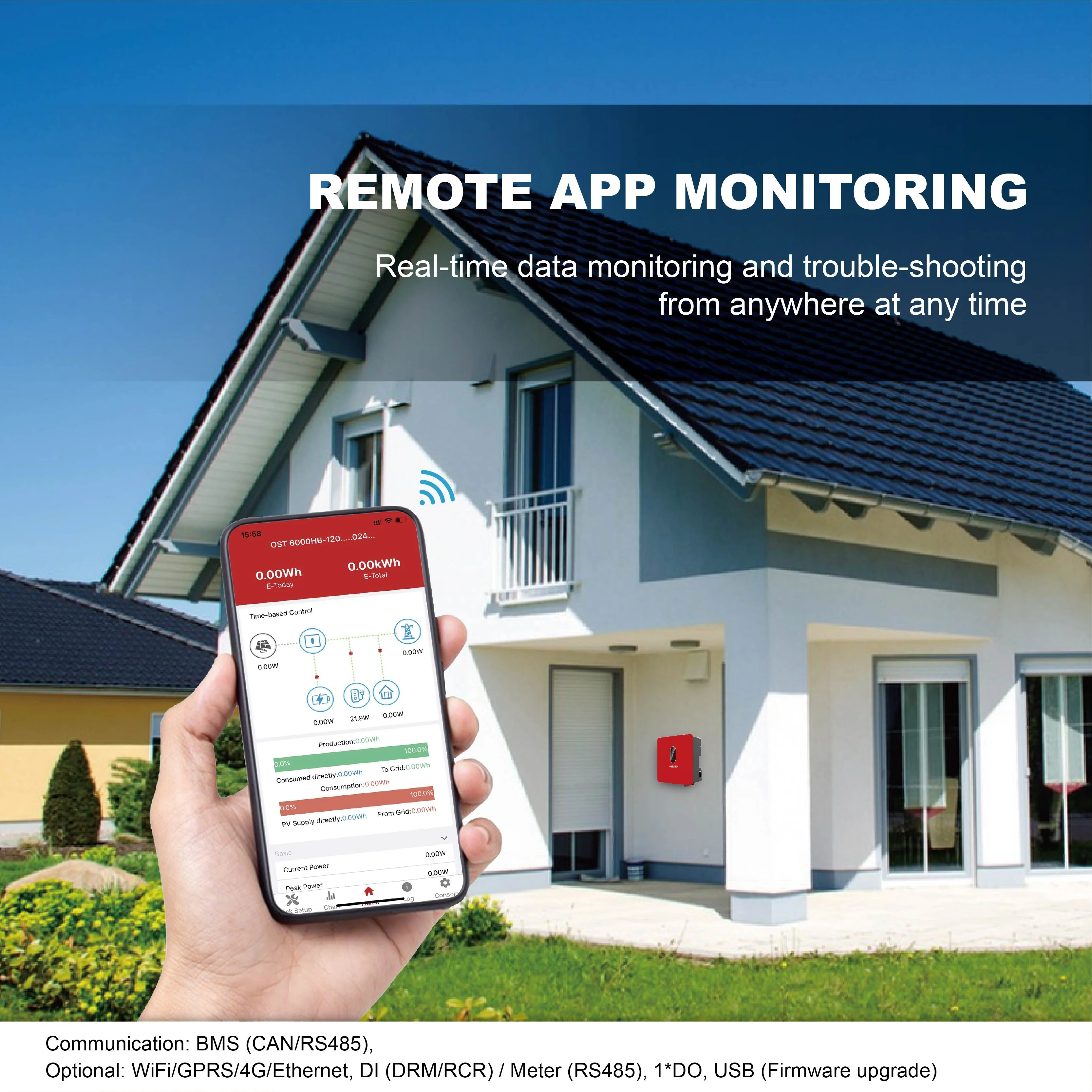 Wholesale Solar Hybrid Inverter 5kw 6kw 8kw 10kw 3 phase hybrid inverter compatible lithium ion battery on off grid inverter