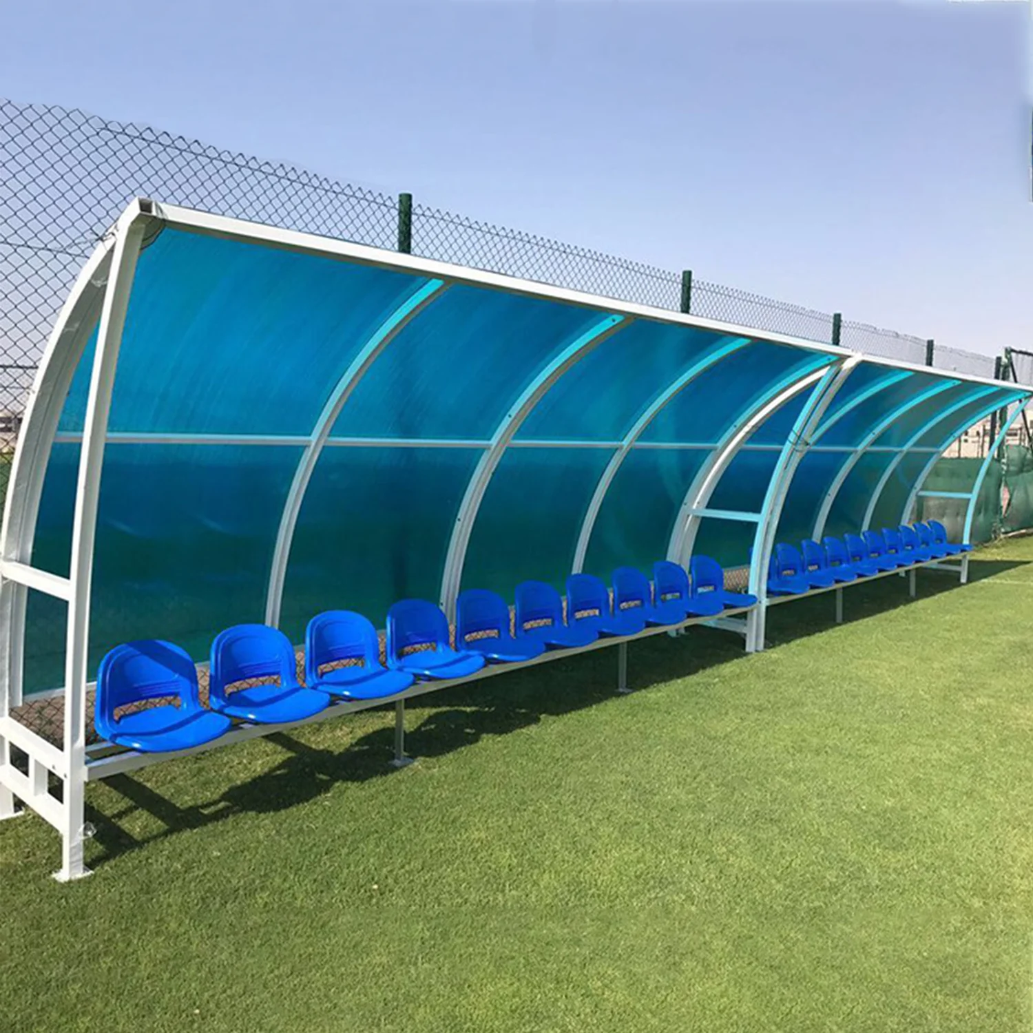 Универсальная скамья для игроков с высокой спинкой роскошная портативная в футбол спортивного стадиона