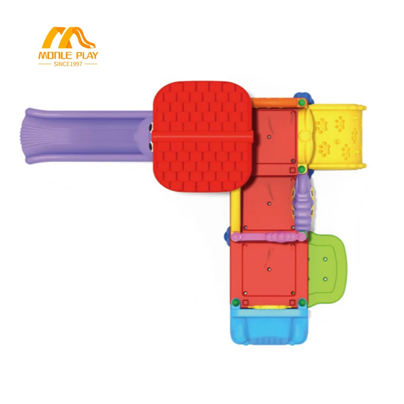 Пластиковая игровая площадка открытая высокое качество Детская школьная коробка мультяшная Мода