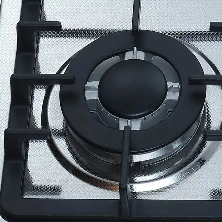 OEM GS-101Tempered Glass Super good blue flame gas cooker stove with 4 brass burner gas hobs