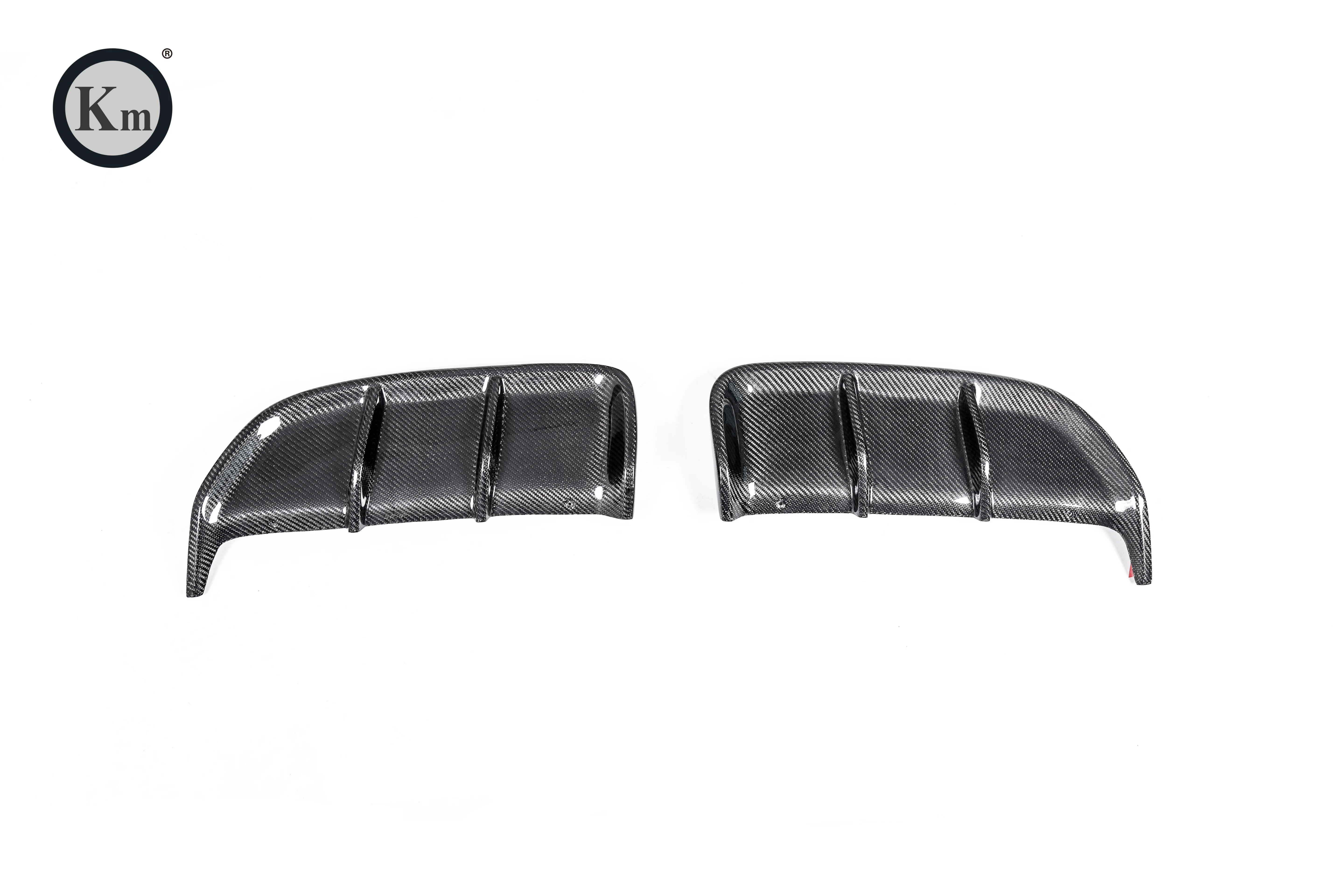 KM  For Porsche cayman boxster 718 982  carbon fiber  rear diffuser rear bumper front lip splitter front bumper 2016-up