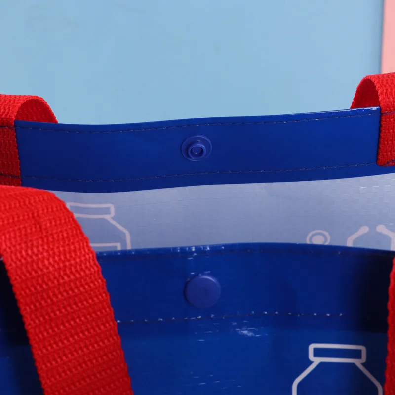 Factory sale customized pp woven fabric reusable eco-friendly shopping tote bags durable waterproof pp woven bag