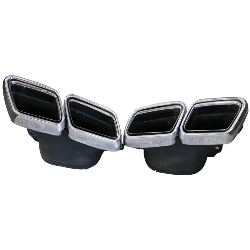 High Performance Stainless 304 Exhaust Muffler Tips for Mercedes Benz  W212 E Class