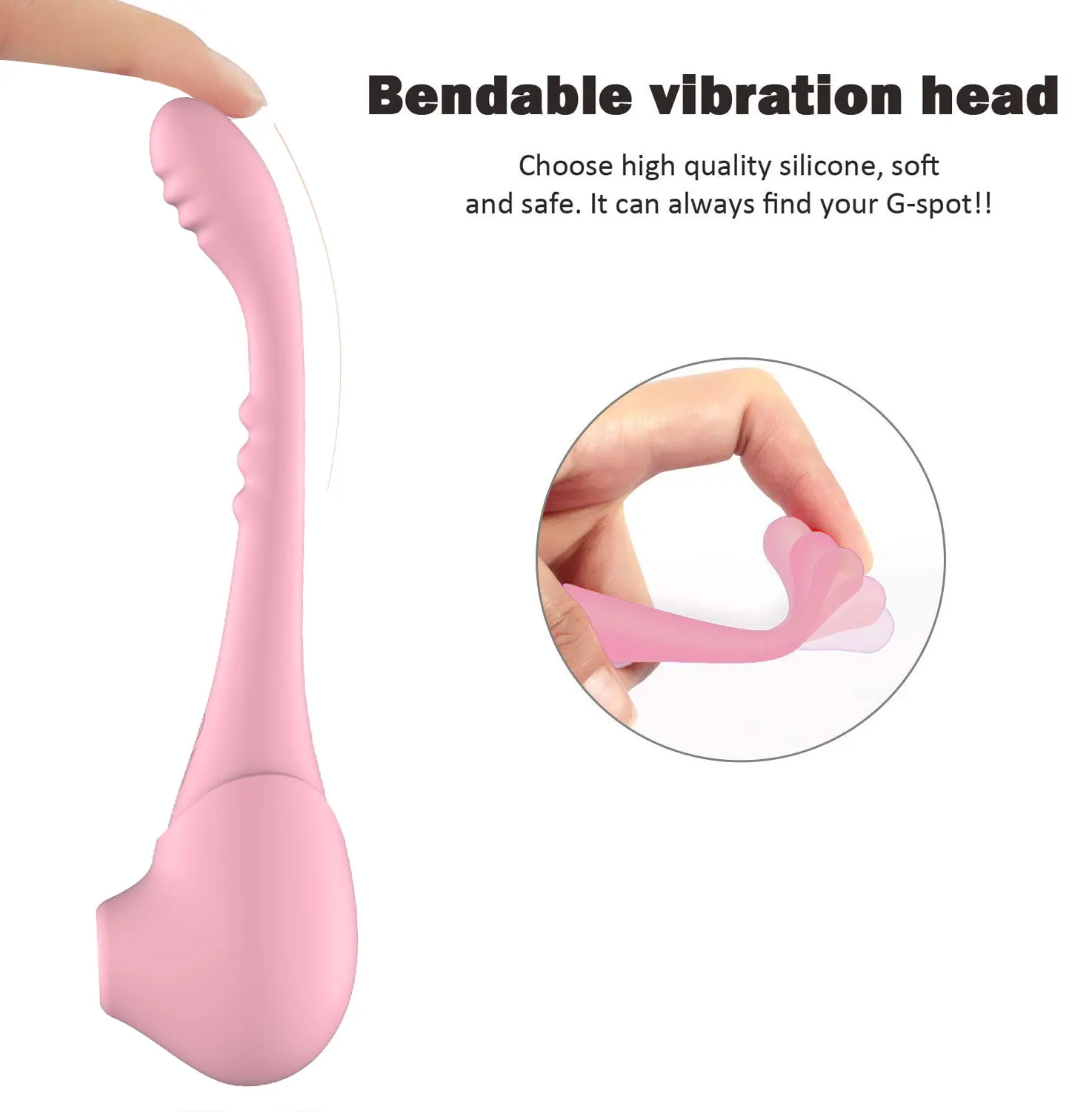 2 in 1 Electric Sex Toy Bendable Lipstick Vibrator G Spot Clitoris Nipple Sucking Flapping Egg Vibrator For Women Sexual Toy