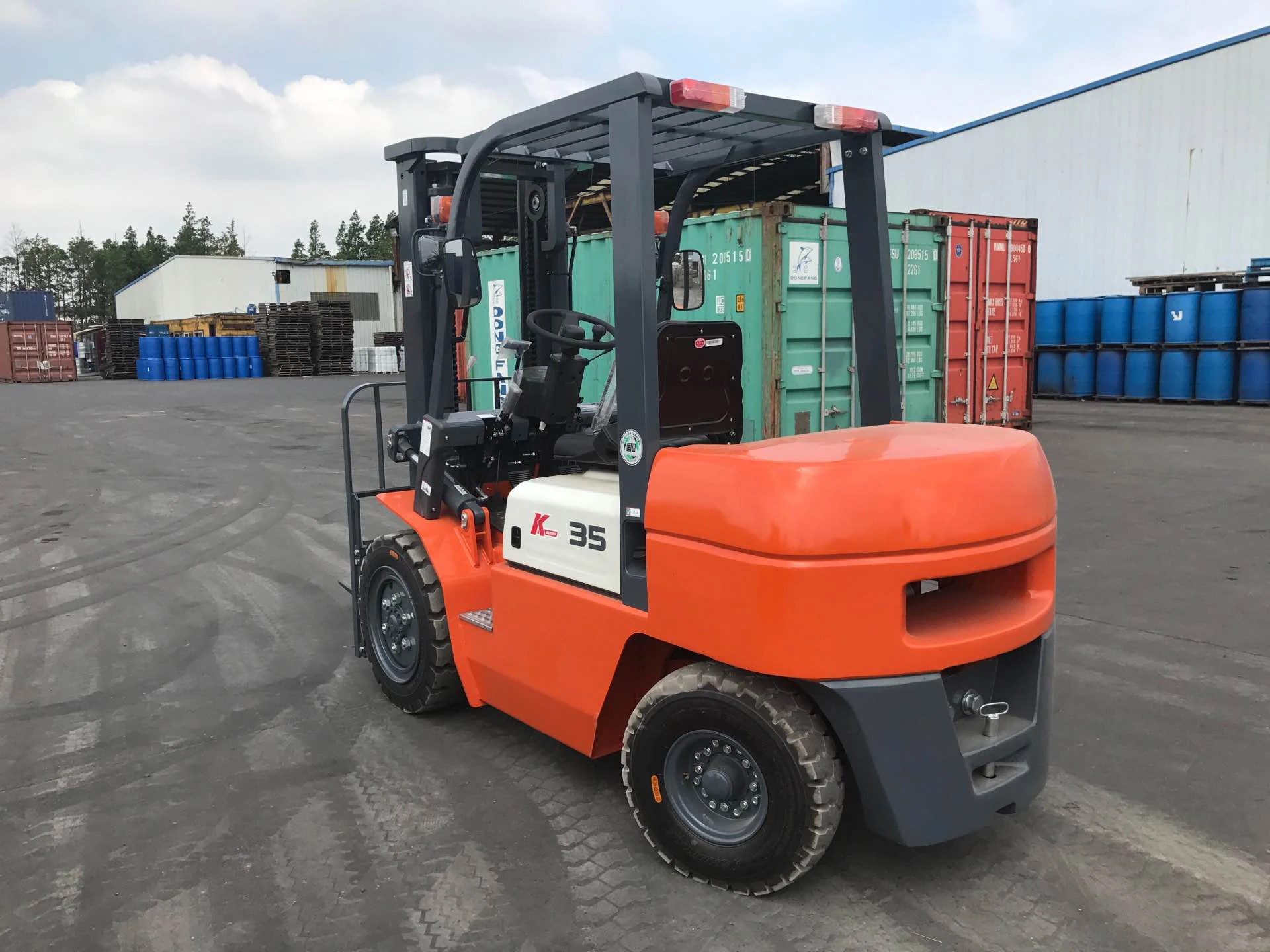 HELI Brand Forklift 3t 3.5T Diesel Forklift CPCD35  With 3-stage Mast and Side Shift for Sale