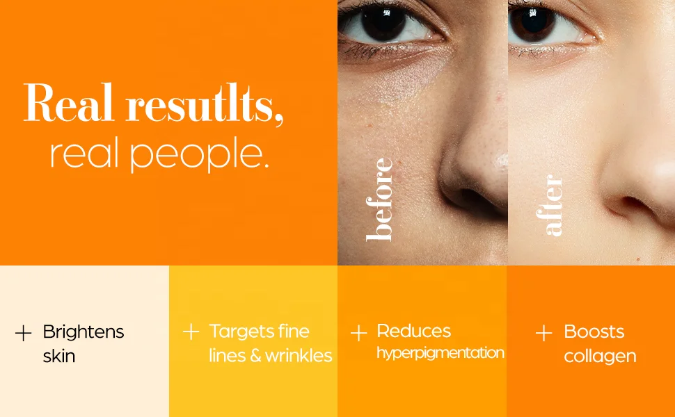 Private Label Vita-C Glycolic Revival Grass Brightening Serum for gentle exfoliation 30ml