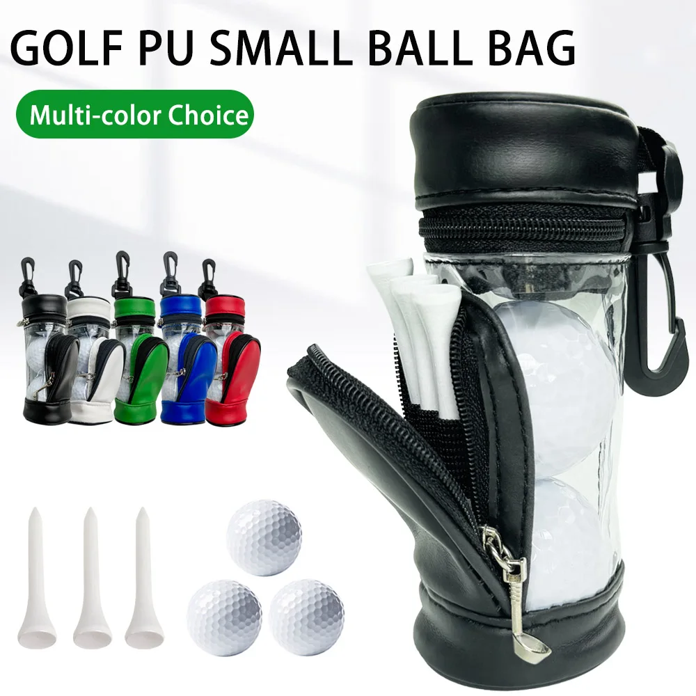 Factory Wholesale Small Golf Ball Storage Bag Pocket Holder Case Outdoor Sports Accessory for Men Women Golf Sports