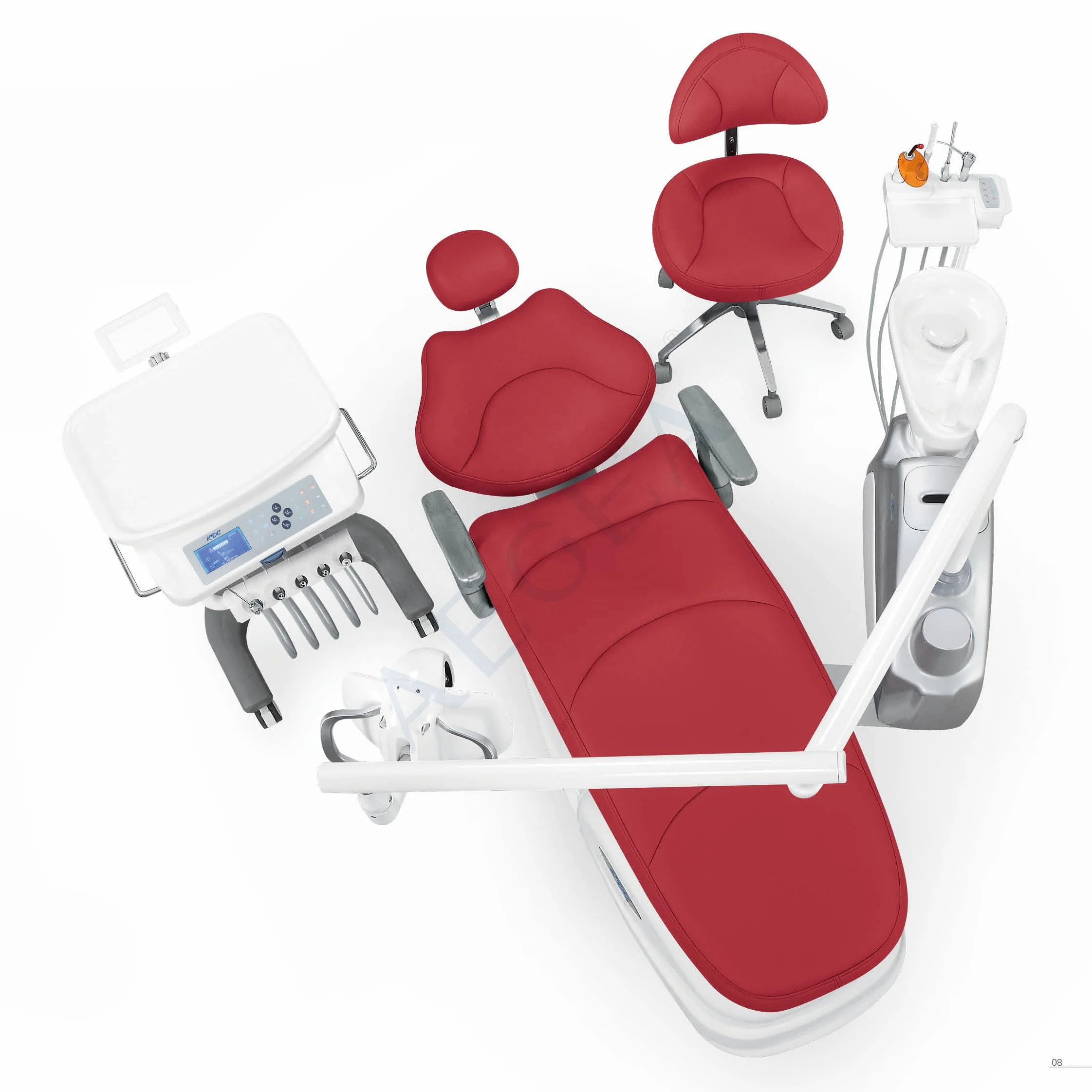 K-808 Q7C многофункциональная ножная педаль керамическая тележка стоматологическое кресло