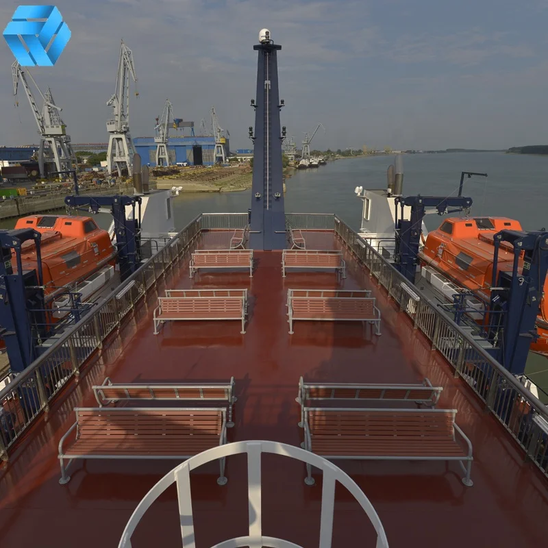 Custom Ship Seating Bench Outdoor Garden Furniture Patio Picnic Bench WPC Plastic Wood Seat Outdoor Bench