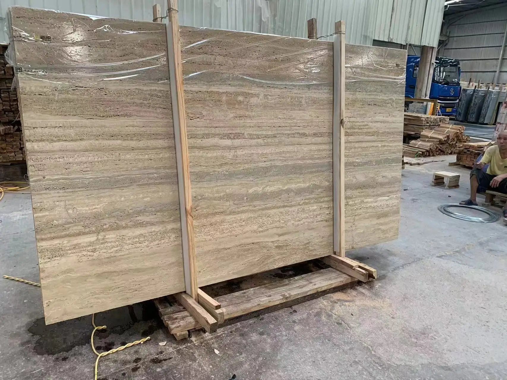 Italy Silver Travertine Marble Travertino Romano Ocean Silver Grey Travertine Honed Polished Filled Unfilled Big Slabs