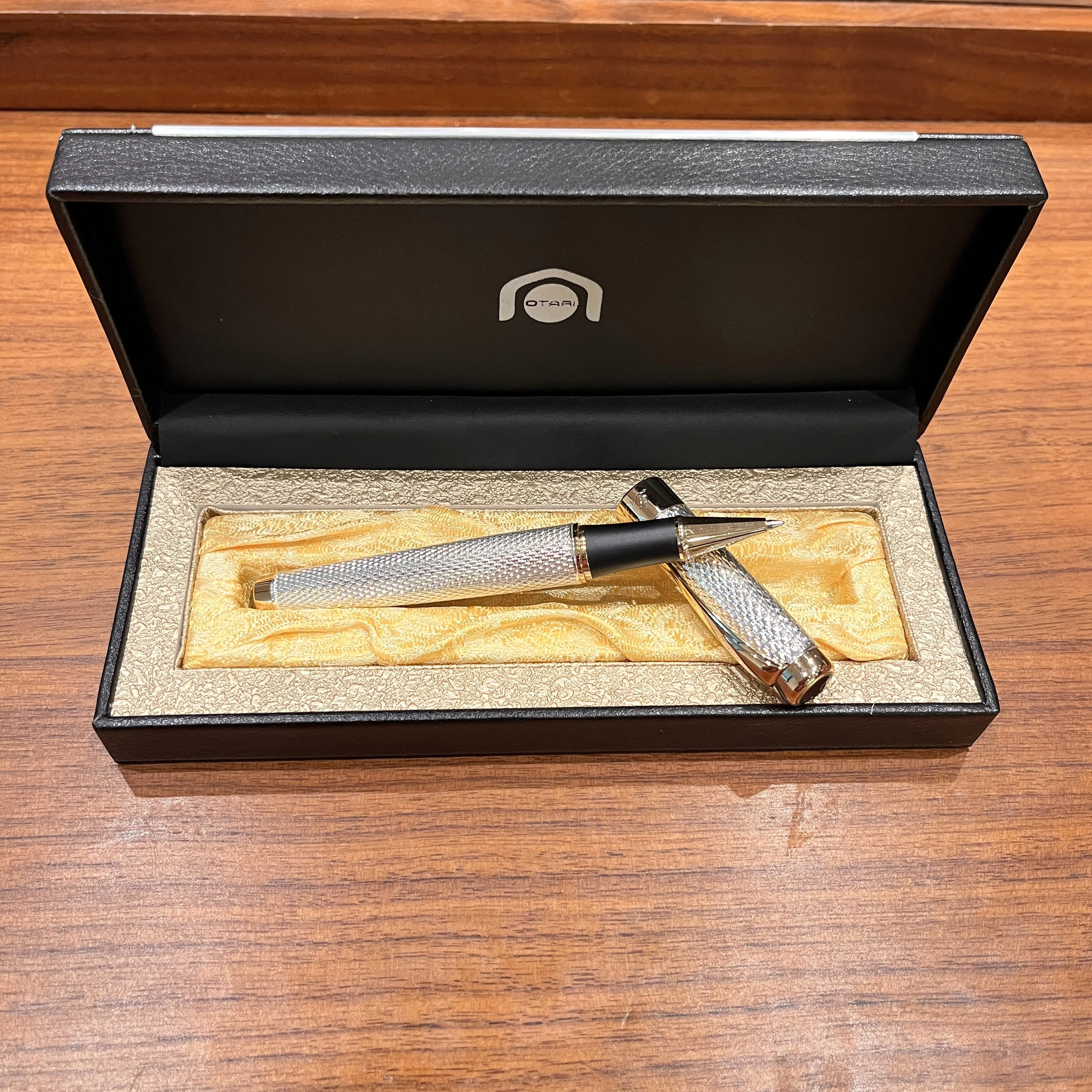 jinhao 1200 business gift custom logo ball pen shinny design heavy metal ballpoint pen set