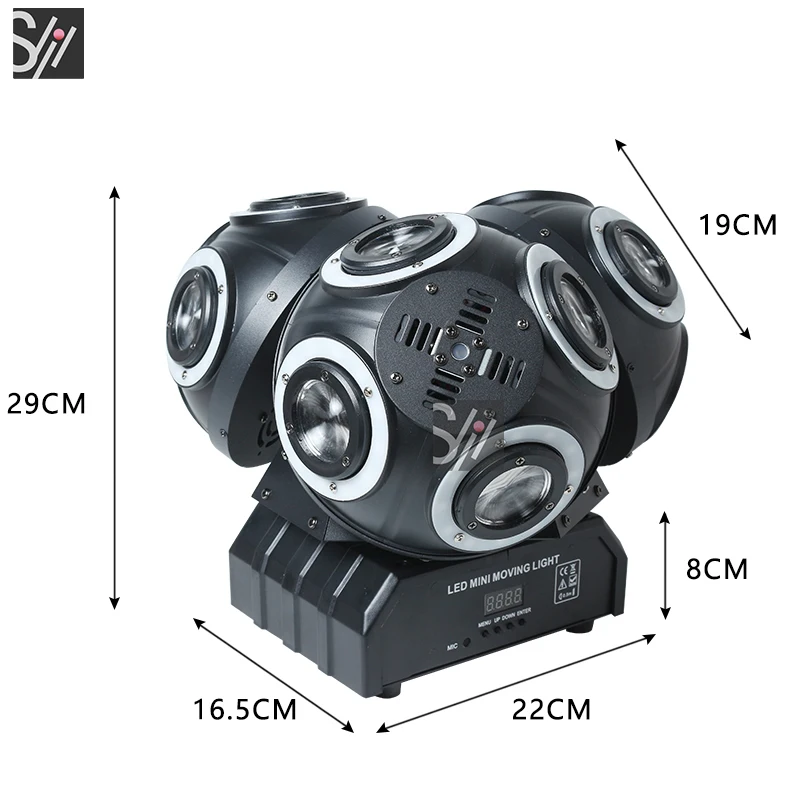 180W RGBW 4in1 LED Beam Moving Head Light 3 Heads Beam with RGB Laser Stage Lighting Projector DMX DJ Disco Bar Party Lights