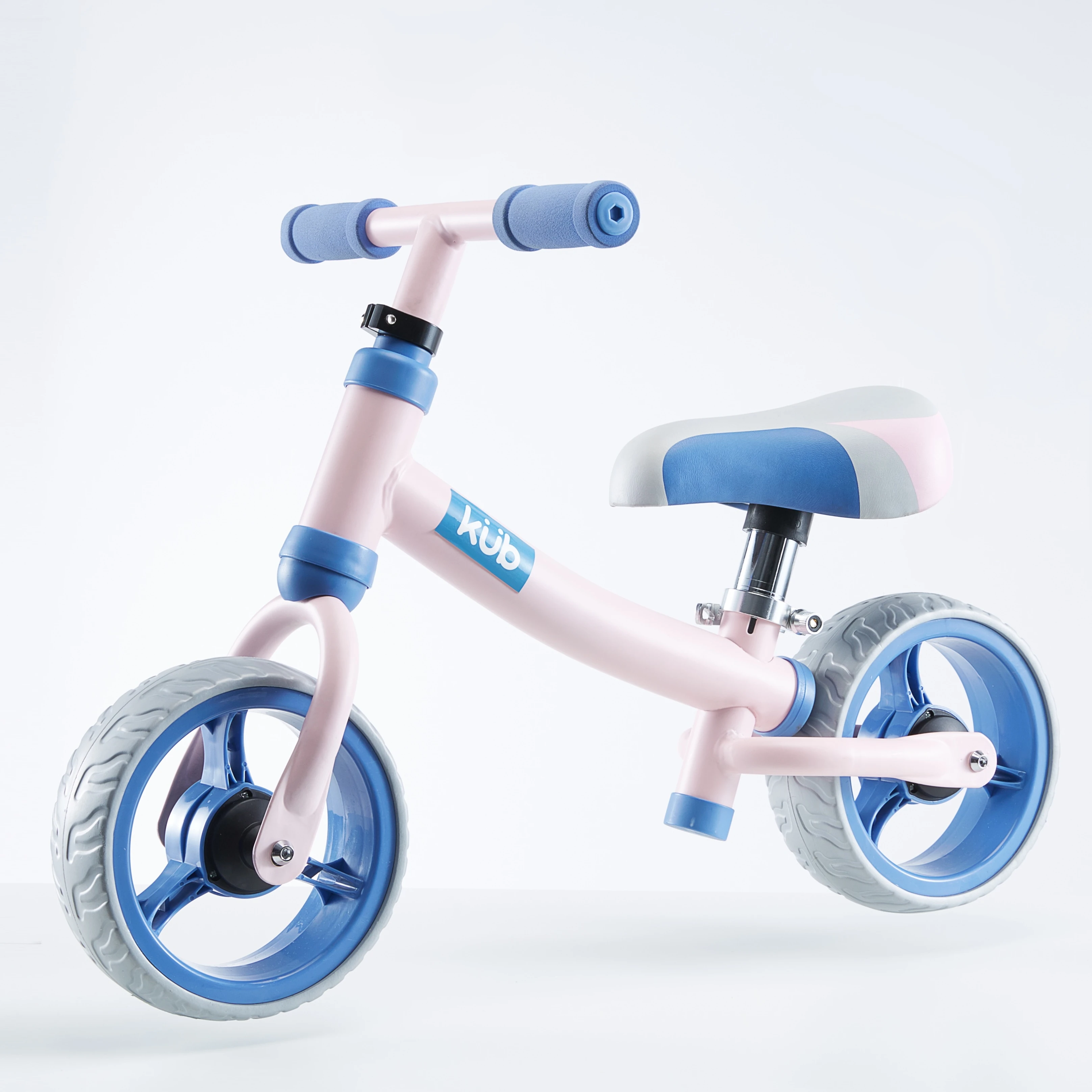 KUB new style high carbon steel 2 in 1 metal baby balance bike kids push bike toddler balance bike child