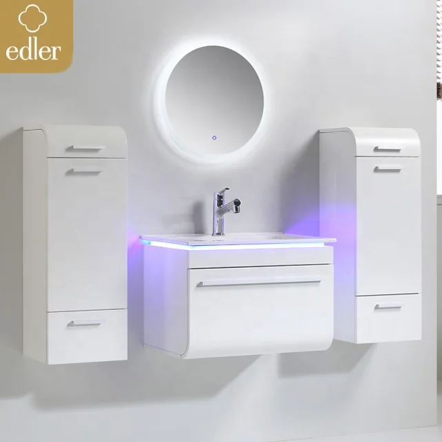 
2021 New design wall mounted modern bathroom vanity 