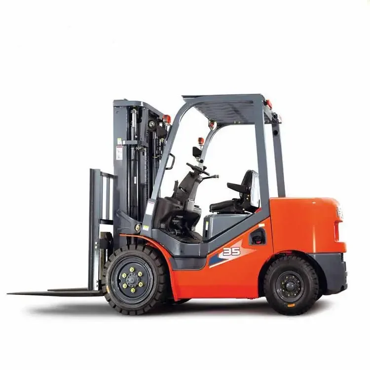 carretilla elevadora diesel todoterreno 2 2.5 3 3.5 tons small forklift portable indoor montacarga contenedores tyre forklift